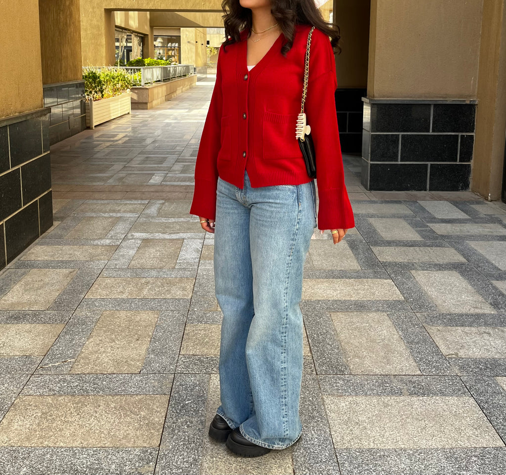 Red Cardigan