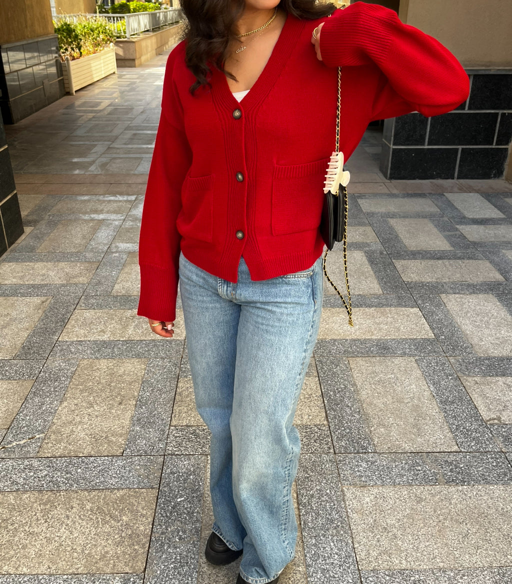 Red Cardigan